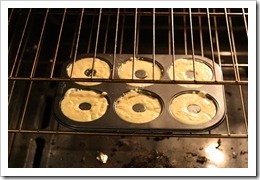 Homemade donuts - baking