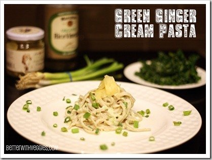 Green Ginger Cream Pasta