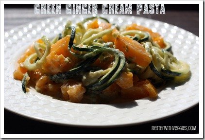 Green Ginger Cream Pasta