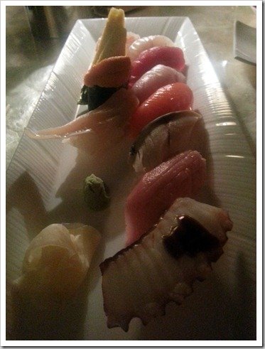 Sushi at Mizumi