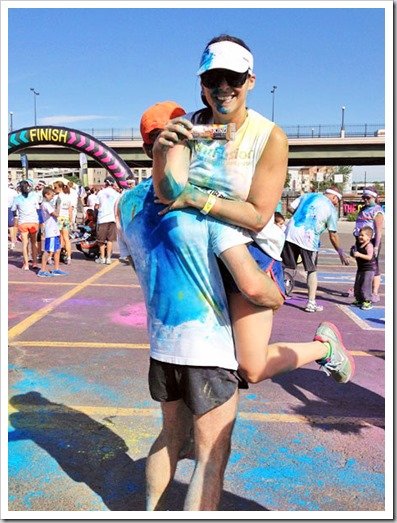 Getting Carried Away from The Color Run