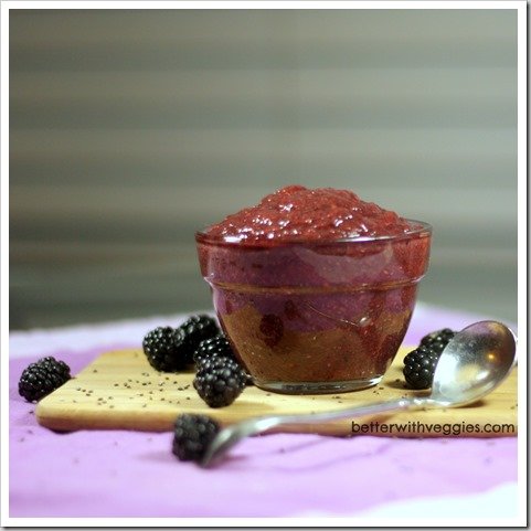 Blackberry-Peach Chia Jelly