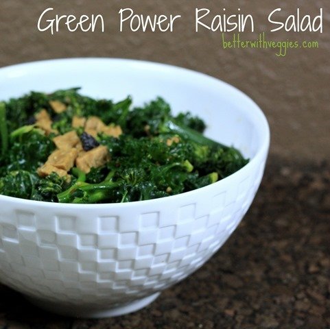 Green Power Raisin Salad