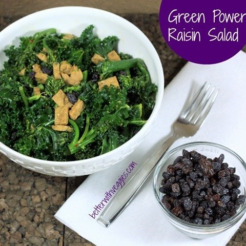 Green Power Raisin Salad