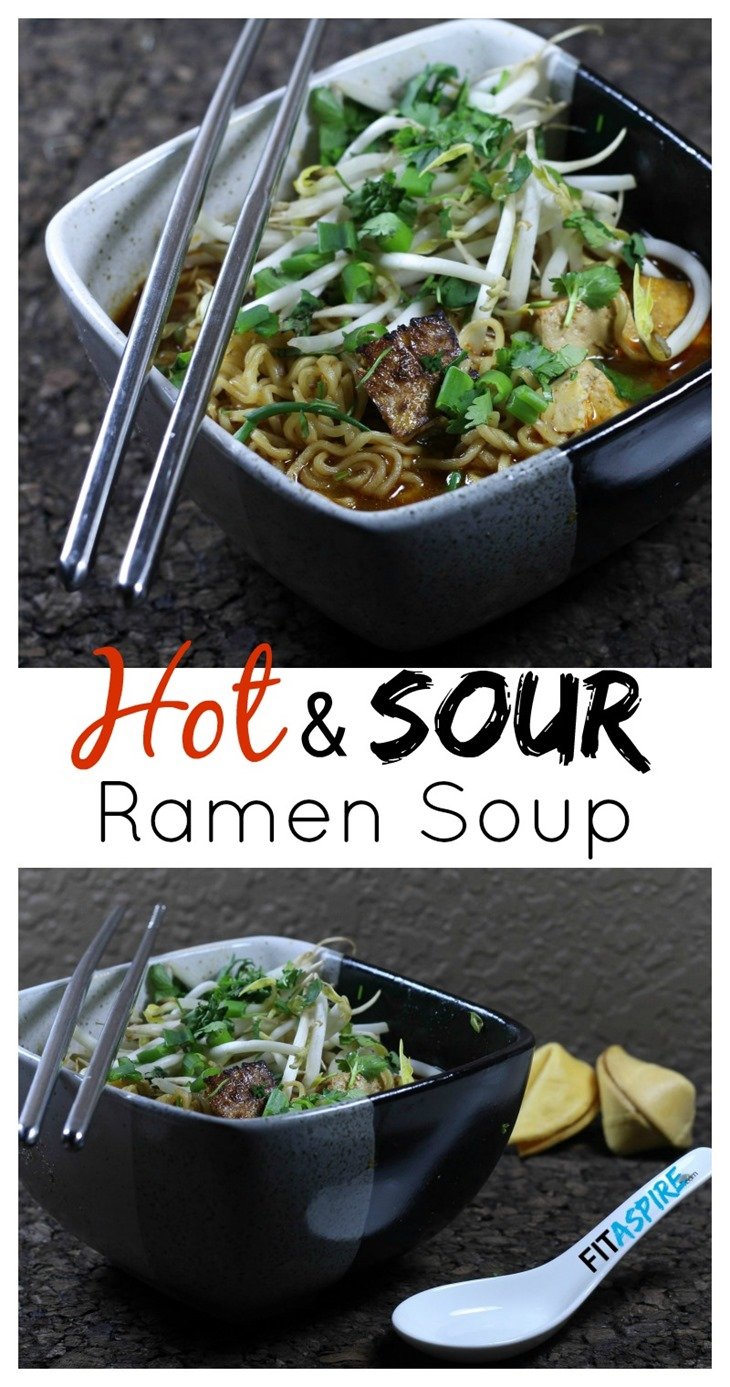 Hot and Sour Ramen Soup Recipe // FITaspire