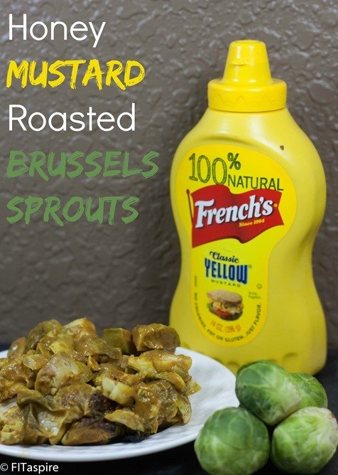 Honey Mustard Roasted Brussels Sprouts - #NaturallyAmazing // FITaspire.com